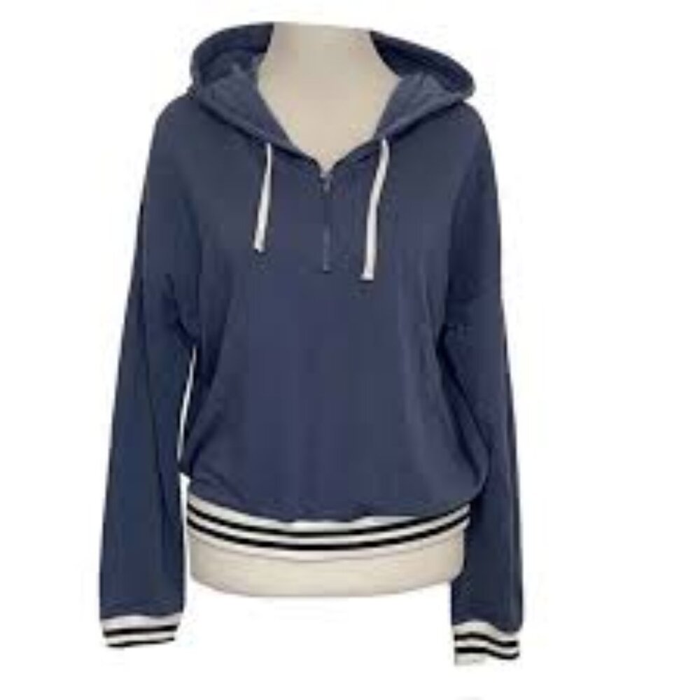 Free Press Rainbow Striped Sweatshirt